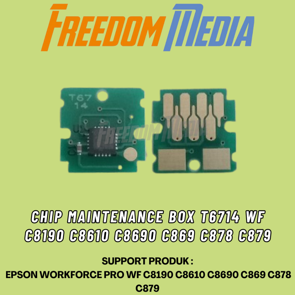 CHIP MAINTENANCE BOX T6714 Epson WF C8190 C8610 C8690 C869 C878 C879 WF-8690A C8190A C8610 WF C8690 