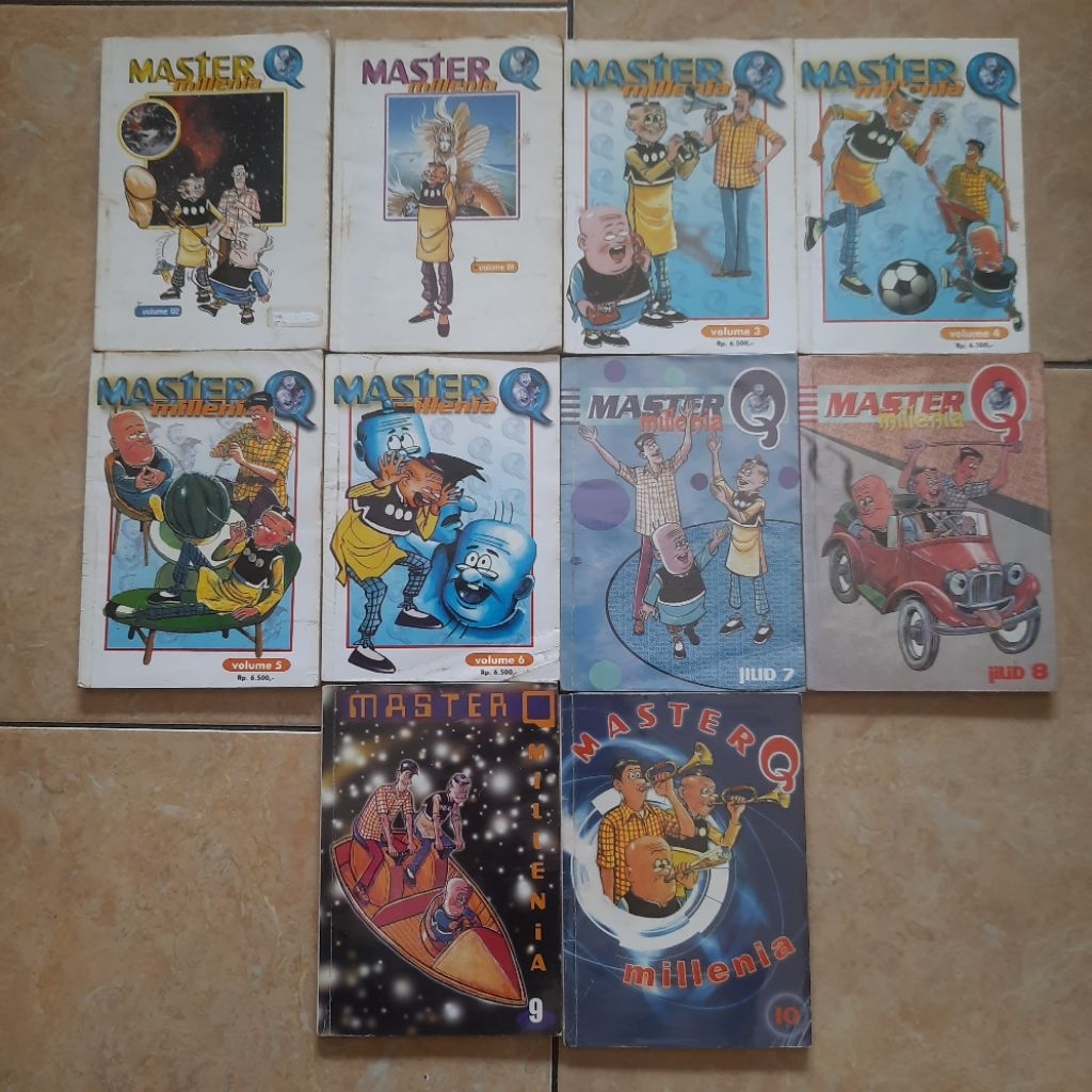 Komik Master Q Millenia 1 - 10 Urut Lengkap Original