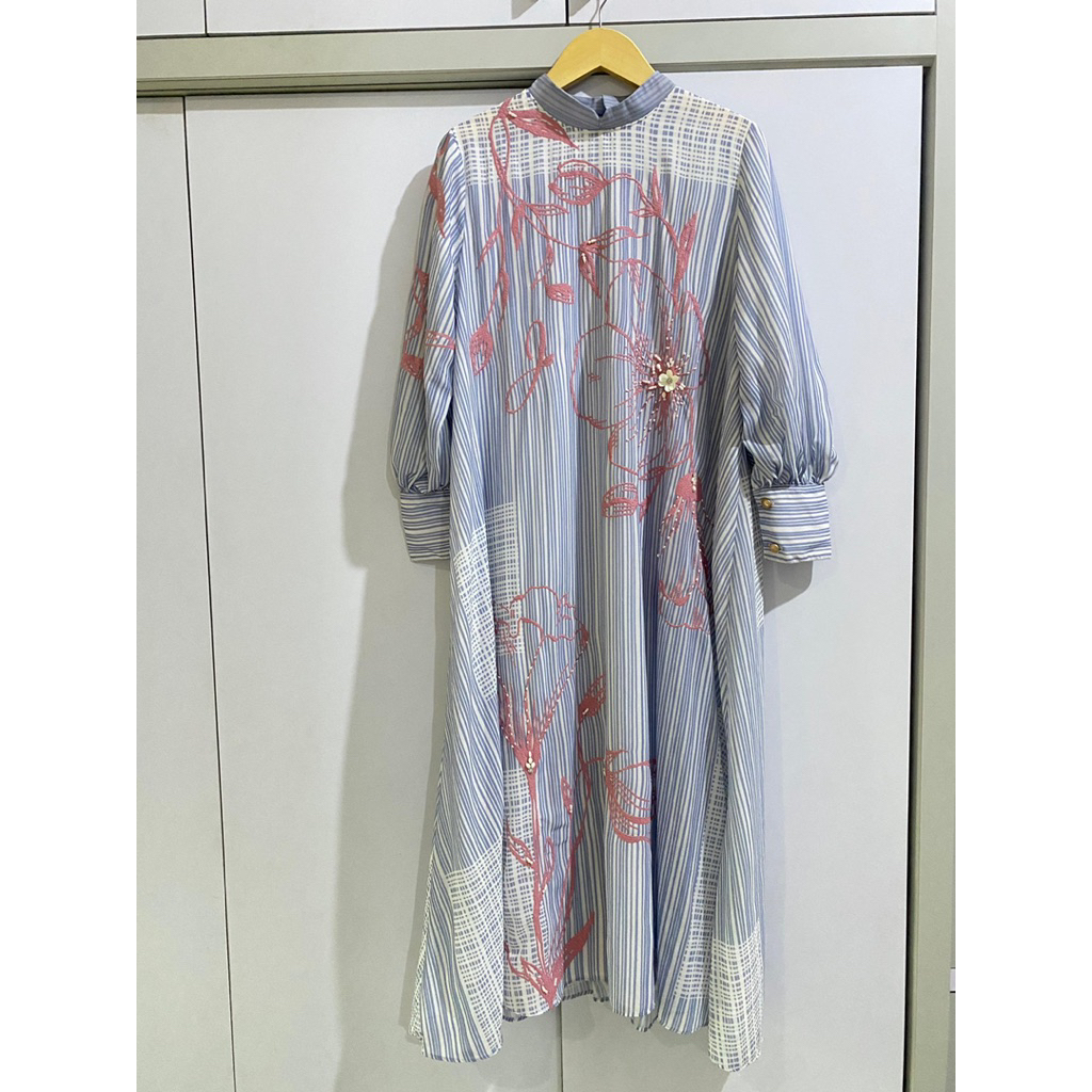 Preloved Dress Zashi (zaskia&shiren) L / Dress jamillah/ febybyFera