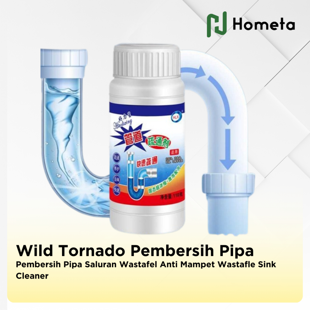 WILD TORNADO Serbuk Pembersih Saluran Air Anti Mampet Wild Tornado Toilet Sink Wastafel Cleaner