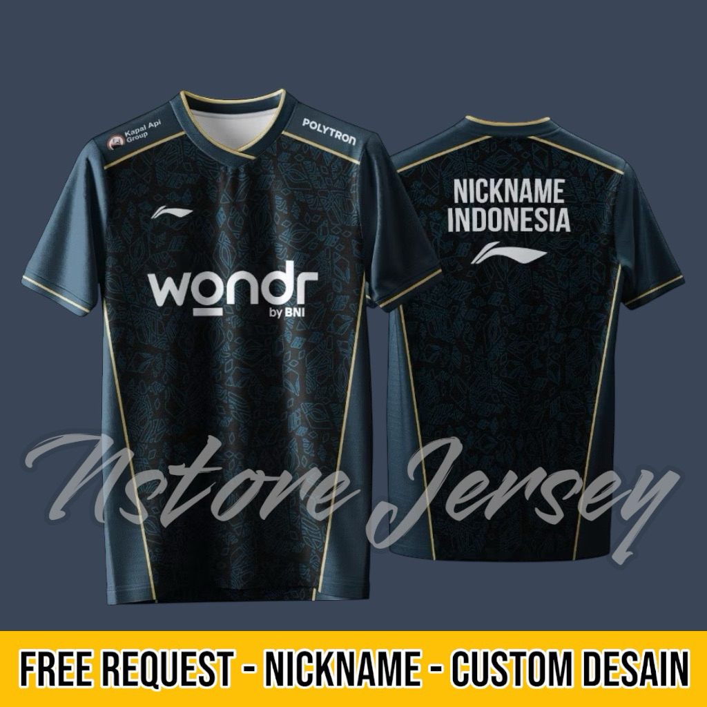 JERSEY BADMINTON INDONESIA TERBARU 2025 FREE CUSTOM