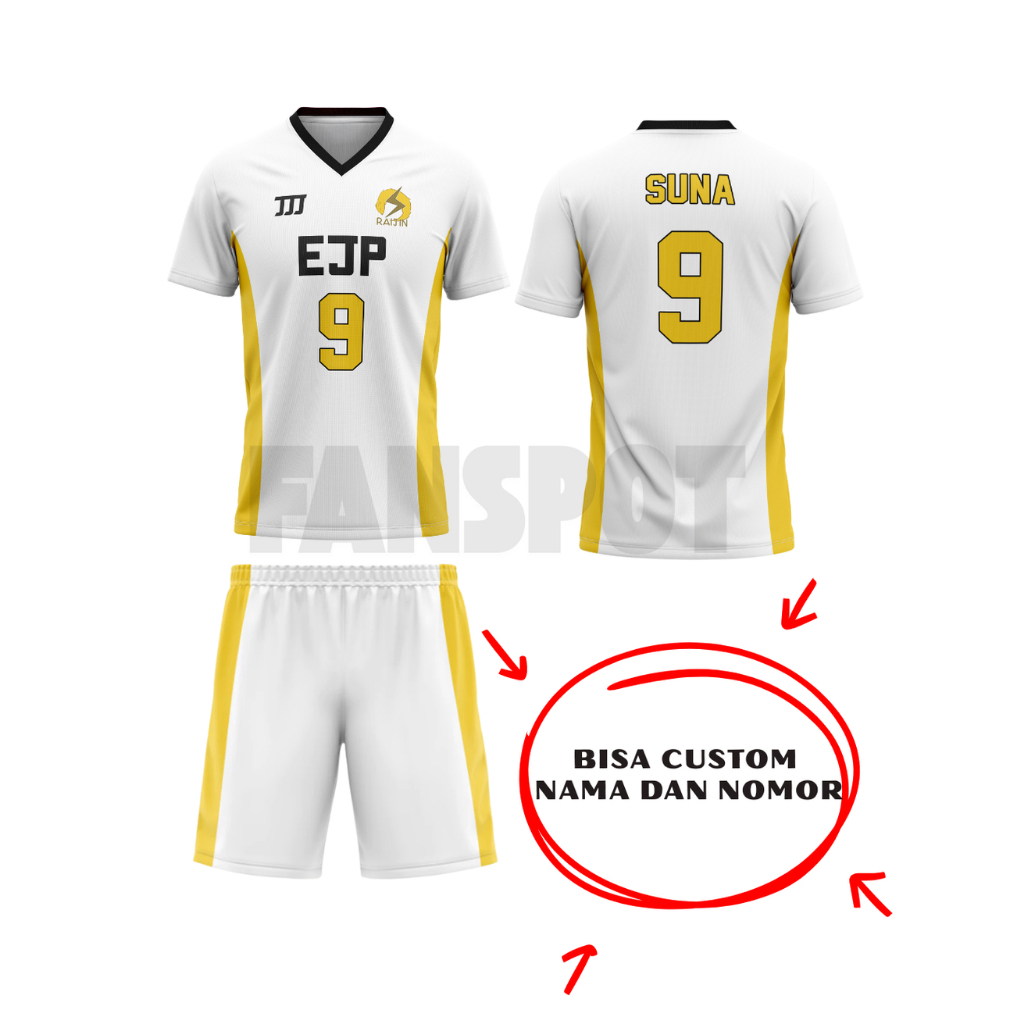 FAN Jersey EJP Haikyuu/ Haikyuu Jersey/ Jersev Voli Anime/ Jersey Anime Jepang/ Jersey Voli Custom N