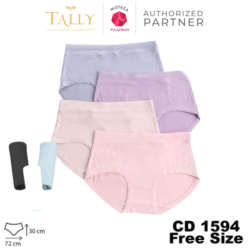 TALLY CD 1594 Celana Dalam Wanita Katun Bambu fit to XXL Cd Basic JUMBO Big Size Super Lembut