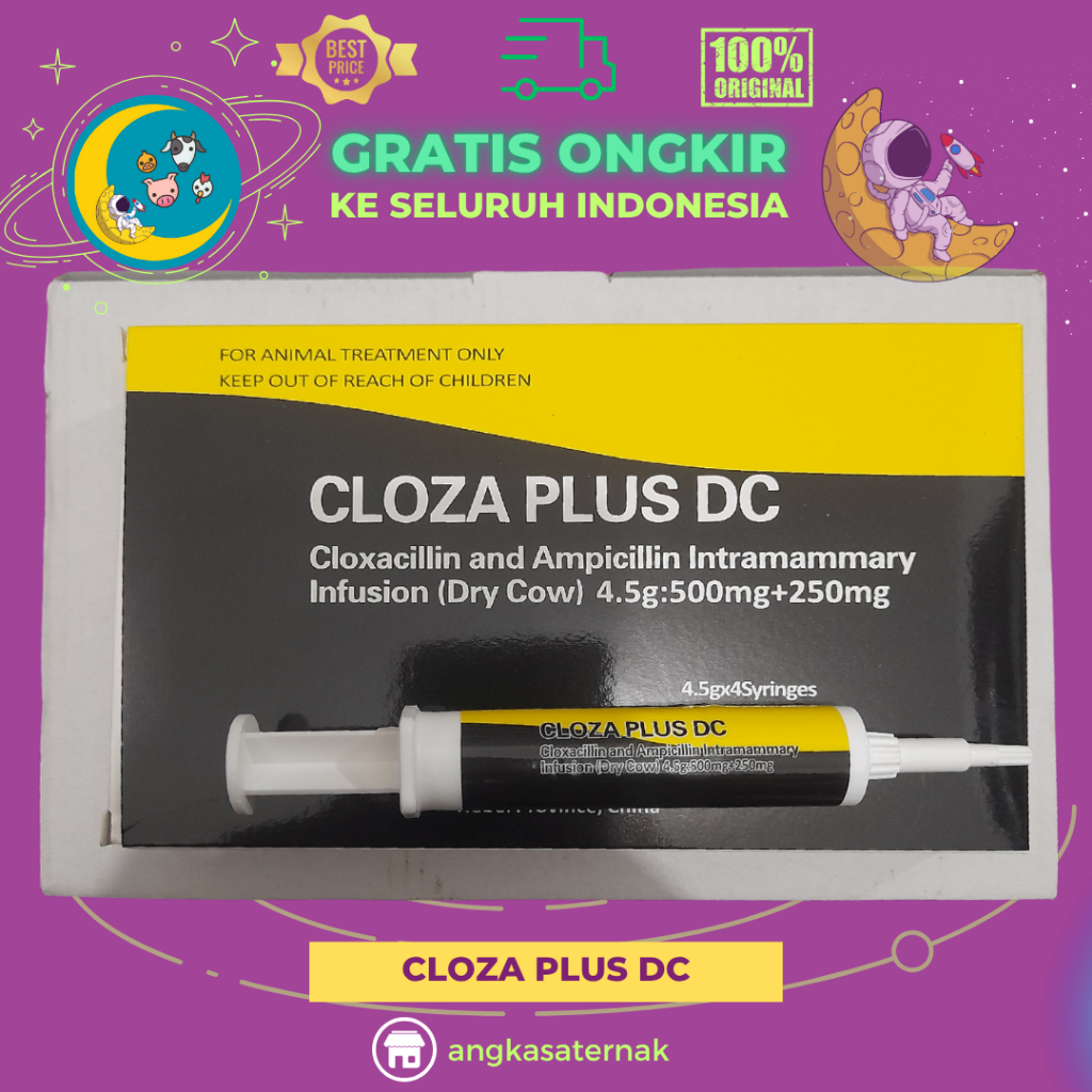 Cloza Plus DC - Obat Kering Sapi Masa Kering Cloxa Ben Dry Cow - Depolac
