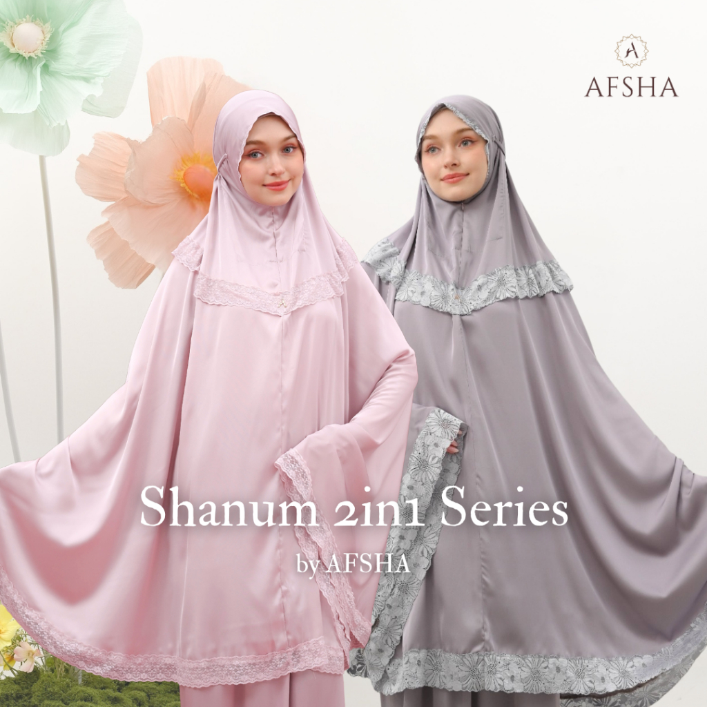 Afsha - Mukena Shanum 2In1 Series Hampers With Box