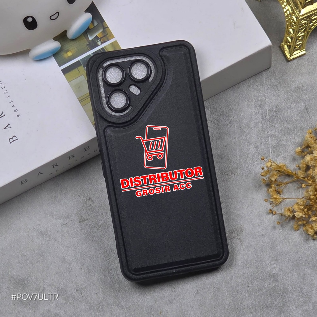 TECNO POVA 7 5G TECNO POVA 7 ULTRA CASE LEATHER PRO CASE BLACK TECNO POVA 7 5G TECNO POVA 7 ULTRA