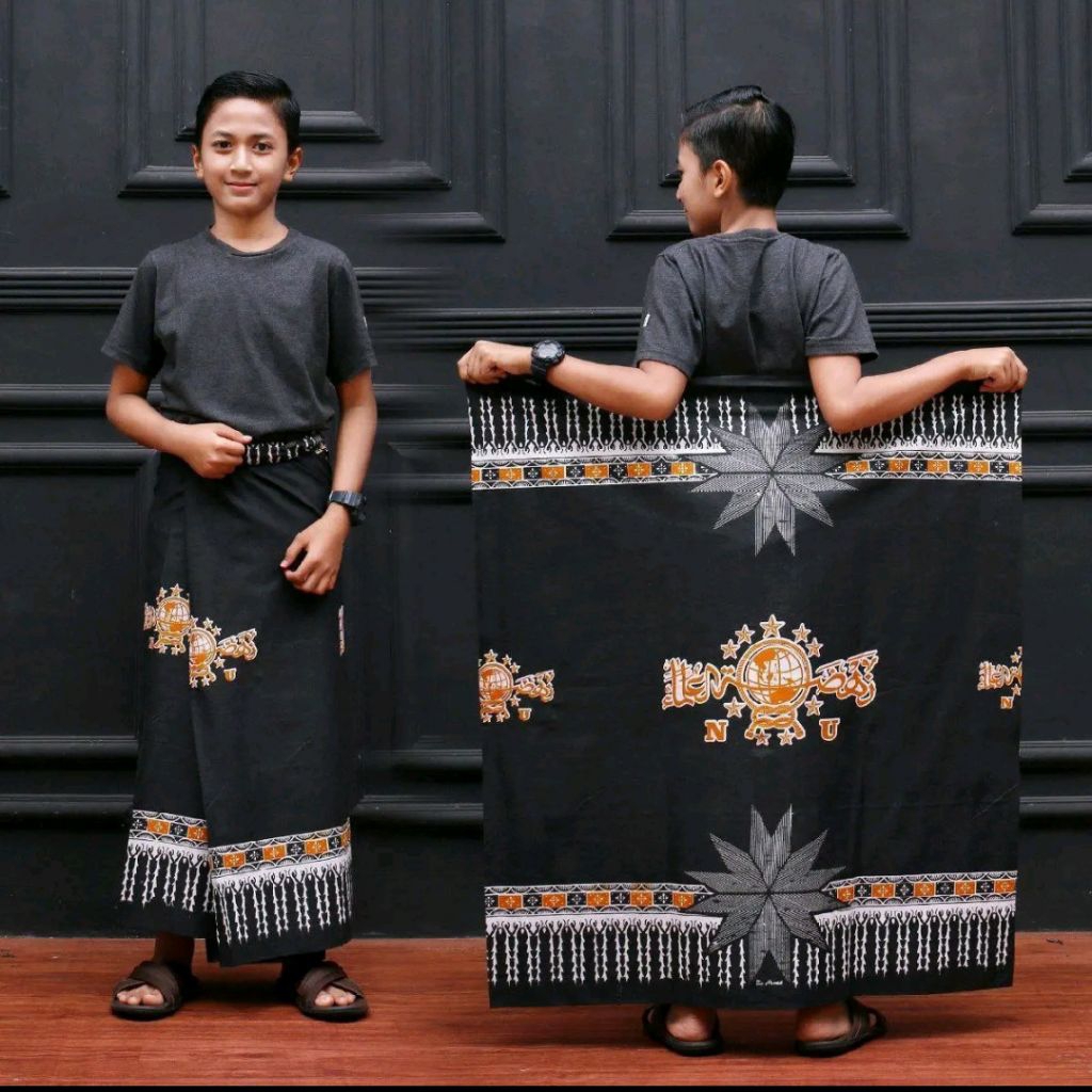 Sarung Anak Motif Logo NU Sarung Batik Sarung Goyor Sarung Printing Sarung Palaikat Sarung SD Sarung