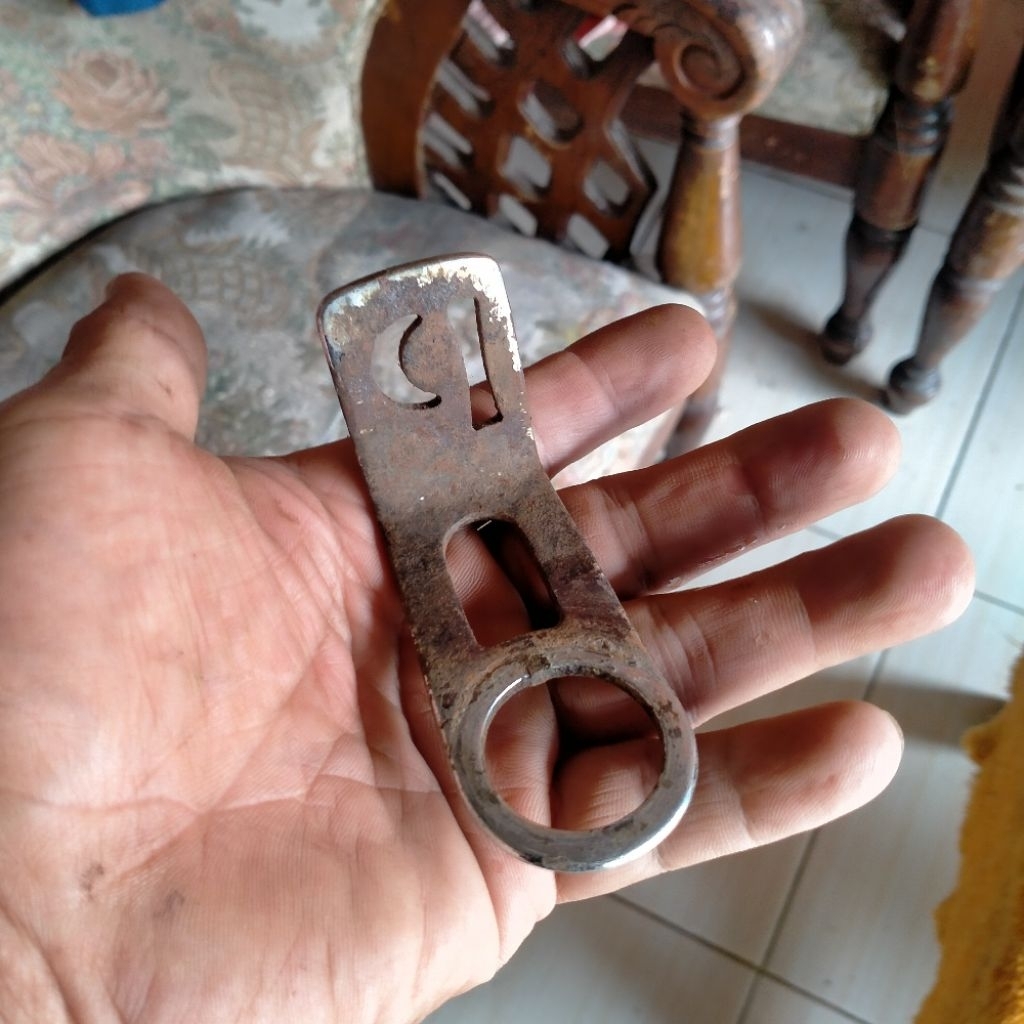 holder lampu original sepeda onthel phillips england