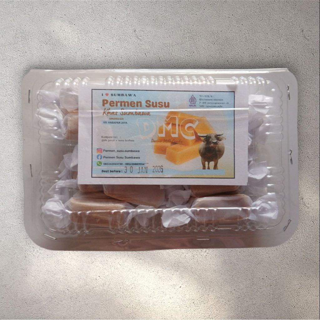 Permen Susu Khas Sumbawa 250 gram - Permen Susu Kerbau Sumbawa Halal