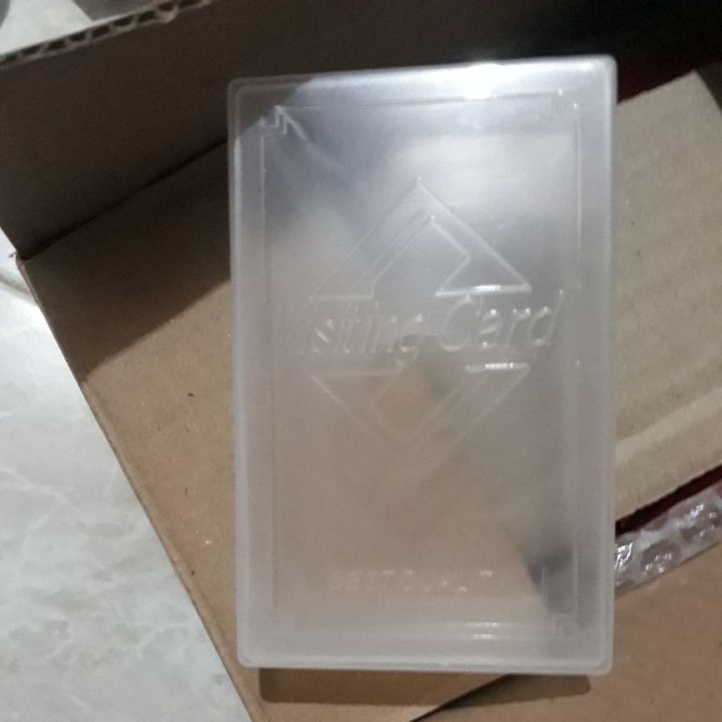 box kartu nama / kotak kartu nama plastik