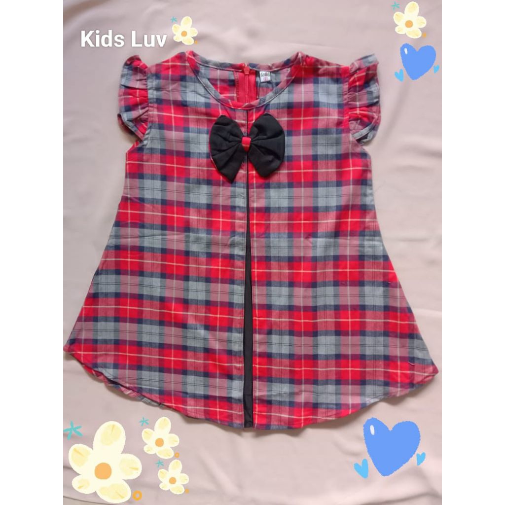 Loona Dress/Dress lucu/Pakaian anak perempuan