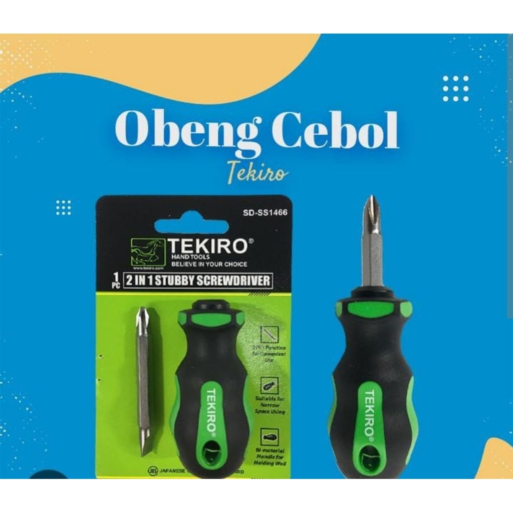 OBENG CEBOL TEKIRO | Kuat Besi Obeng