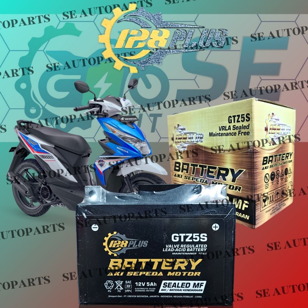 Aki Motor Full Kering XWZ GTZ 5S MF