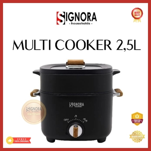 Signora New Multi Cooker 2,5 Liter / Panci Listrik Serbaguna