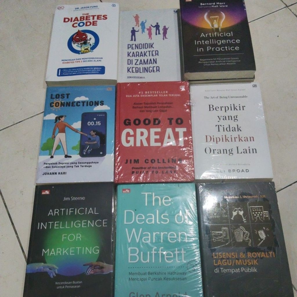 OBRAL BUKU / NOVEL / MOTIVASI / BACAAN UMUM / ORIGINAL