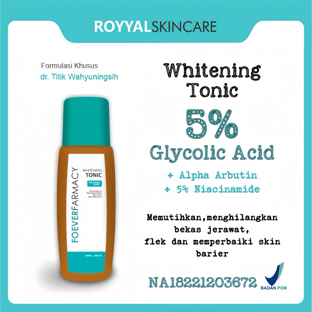 dr.Titik Wahyuningsih - Face Tonic Strong | Toner pemutih wajah