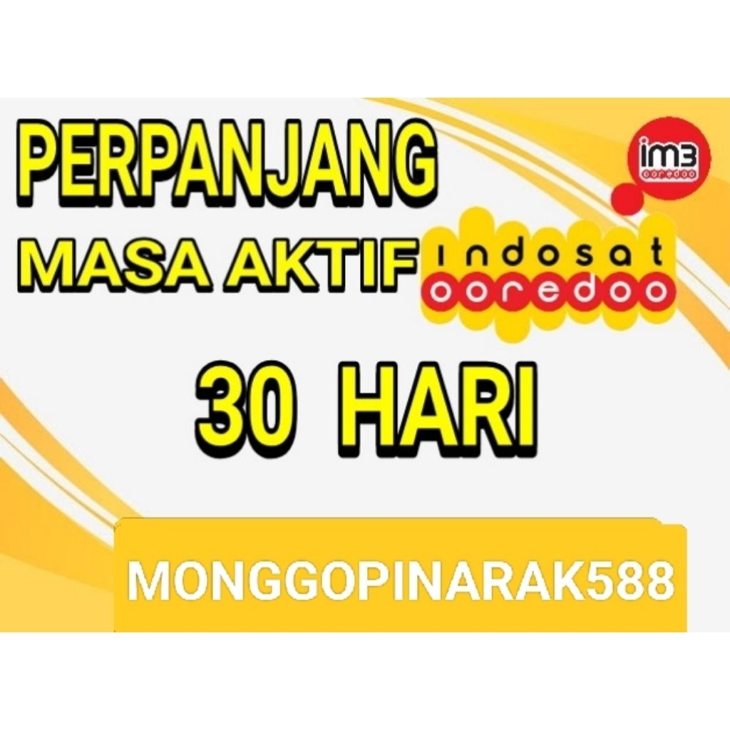 Jual Perpanjang Masa aktif Indosat