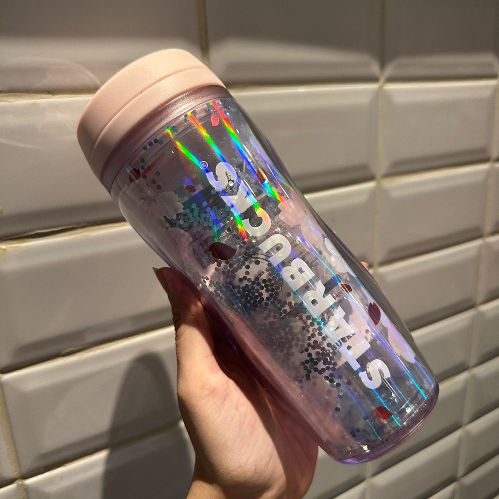 Preloved Tumbler Starbucks Korea Sakura Spring Edition Holo Original Starbucks