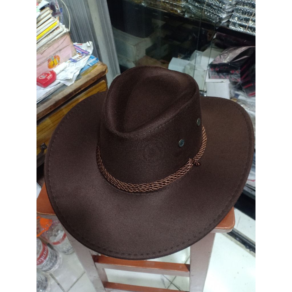 Topi Koboi Pria Topi Koboi Tambang Koboi Woll