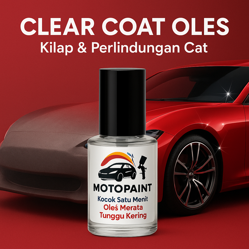 Clear Coat – Cairan Pelapis Akhir Cat – Melindungi dan Mengkilapkan Hasil Touch Up