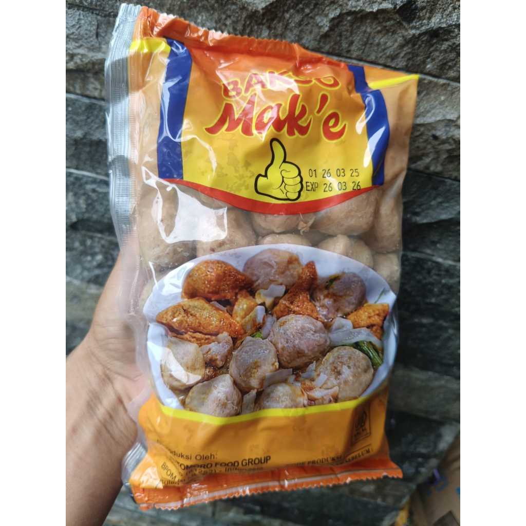 Pentol Bakso Mak'E Super - Bungkus Kuning Isi 50 butir