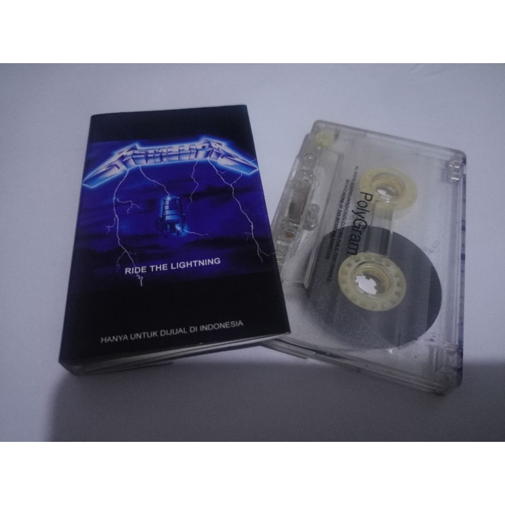 kaset metallica - ride the lightning