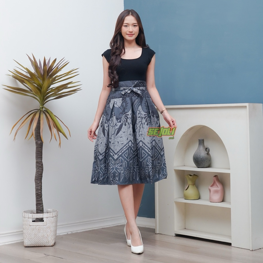 ROK BATIK 7/8 MODERN ROK PENDEK WANITA DEWASA