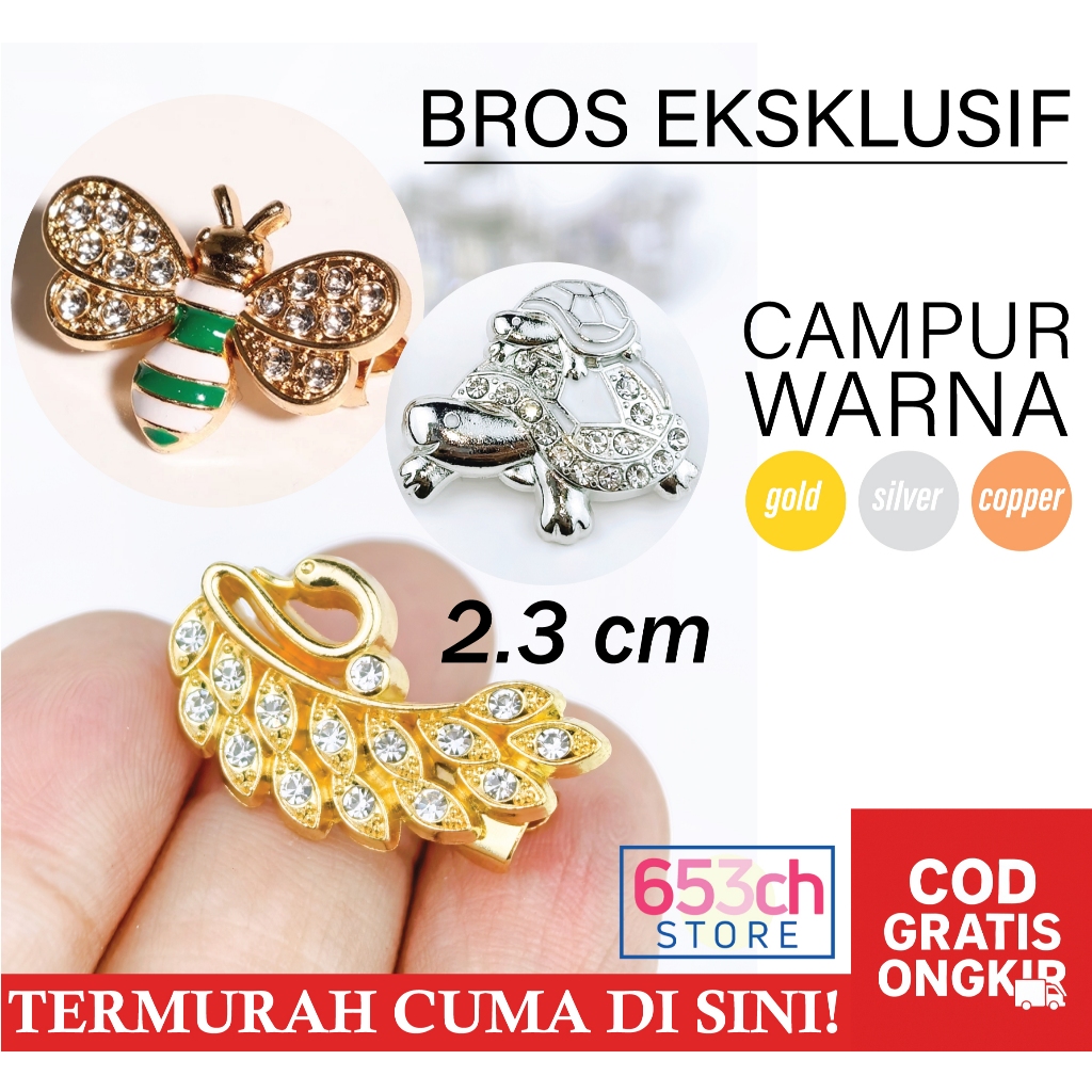 927ch.store - 12 PCS Bros Dagu Eksklusif Import Premium Mewah 2.3 cm - 2,5 cm (Animal Edition) Lusin