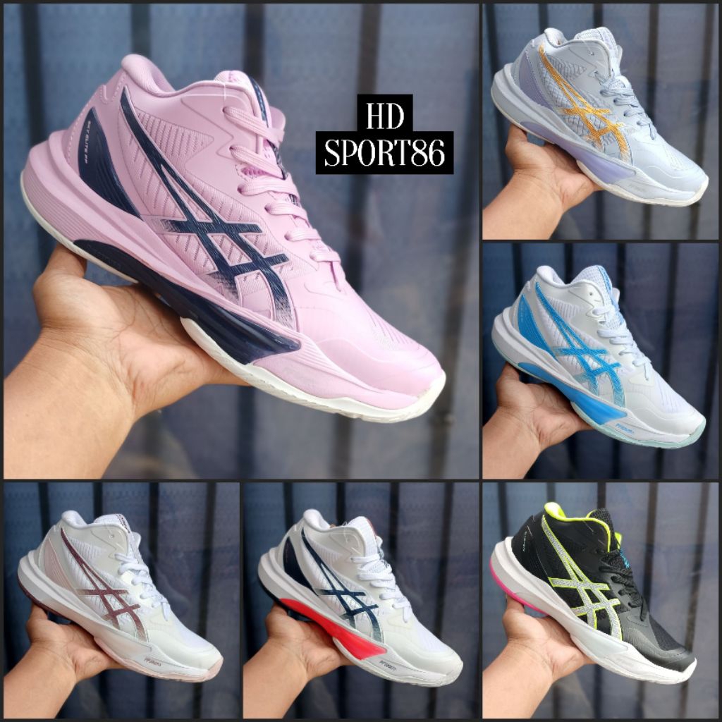 Sepatu Voli Wanita / Sepatu Voli / Asics Sky Elite3 / Sepatu Olahraga / Sepatu Voli Murah