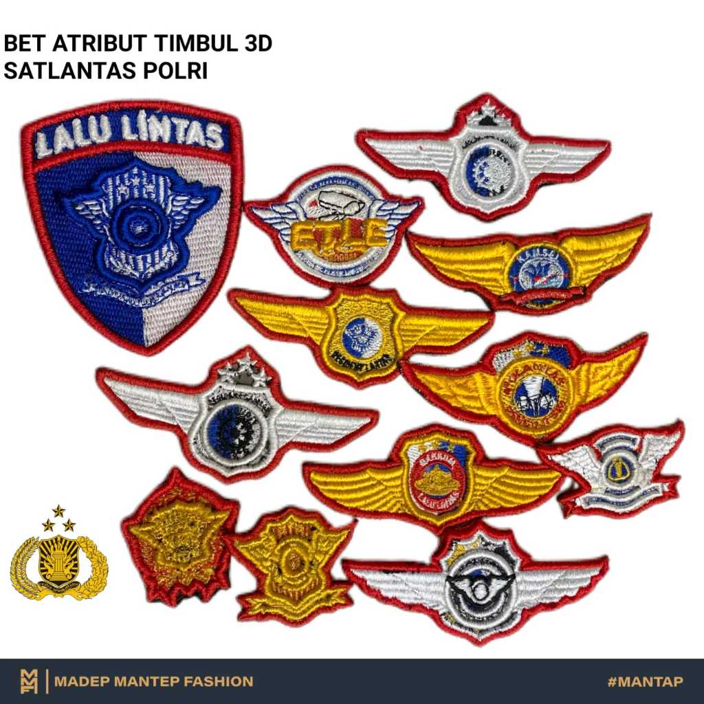 Atribut Bet Lantas POLRI Bet Timbul 3d Polantas Bet SATLANTAS Terbaru Atribut Polri MMF