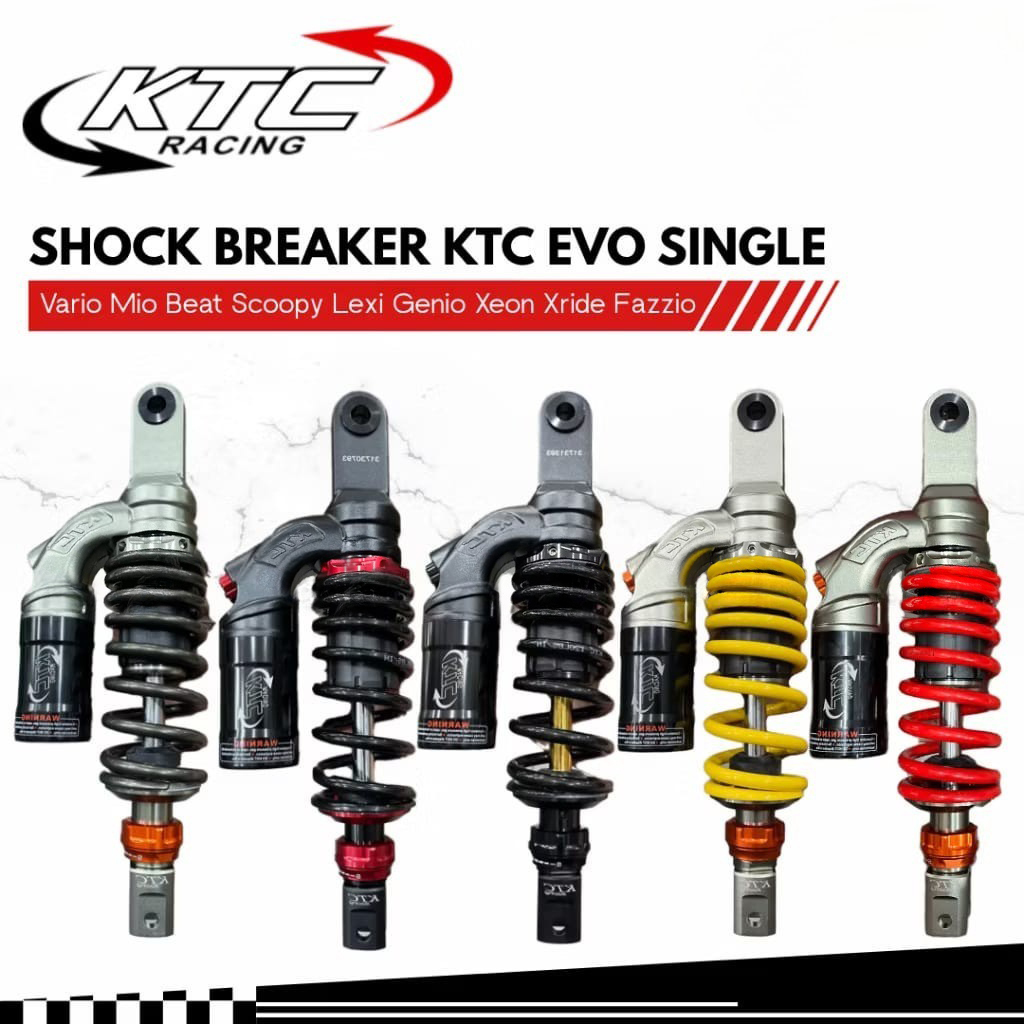 Shock Breaker KTC Evo Series 310mm 330mm 340mm Double Click Vario Scoopy Beat Mio Original