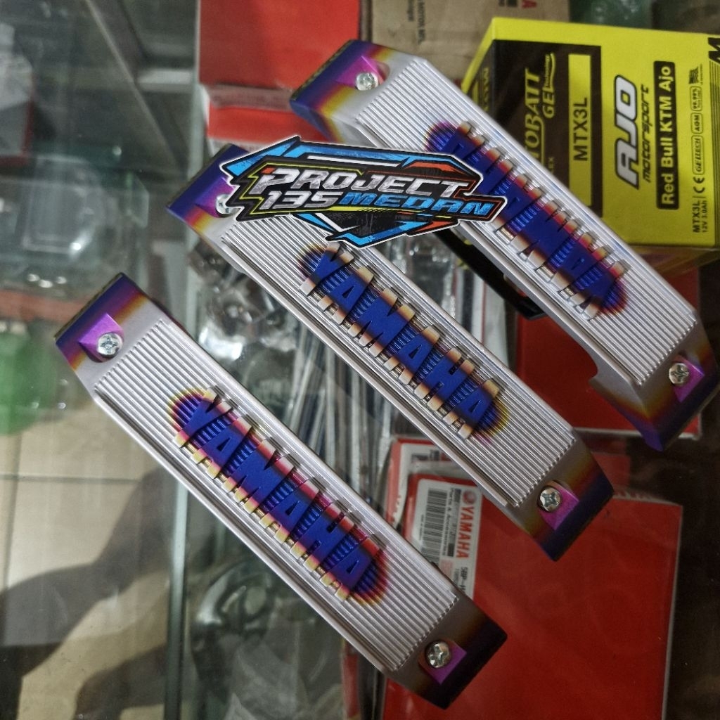 KUMIS YAMAHA RX KING LOGO YAMAHA RX KING EMBLEM YAMAHA RX KING WARNA TITANIUM