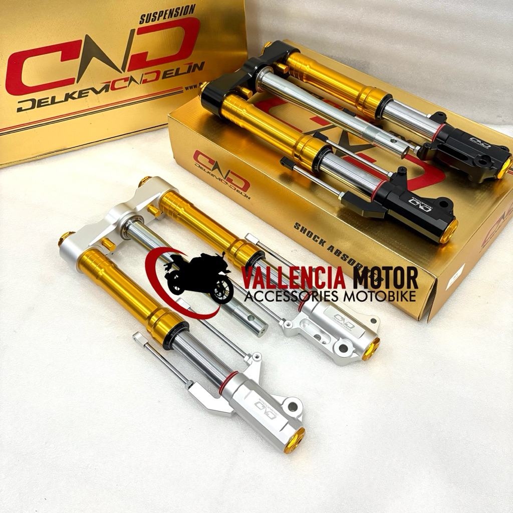 UPSIDE DOWN ADV - USD ADV150 - SHOCK DEPAN HONDA A D V - DOUBLE DISC BY DELKEVIC X NUI RACING
