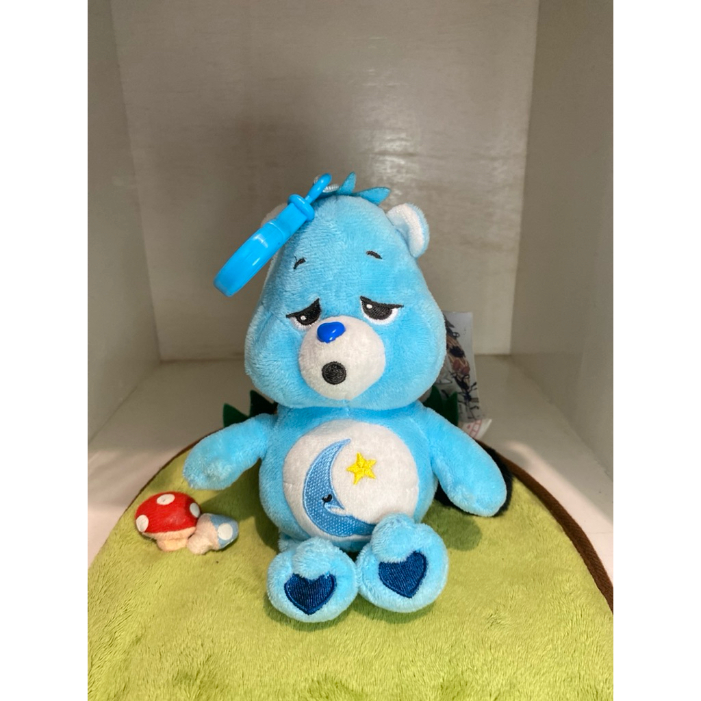 Gantungan Kunci Care Bears Bedtime Bear Unlock the Magic Original Plush Keychain