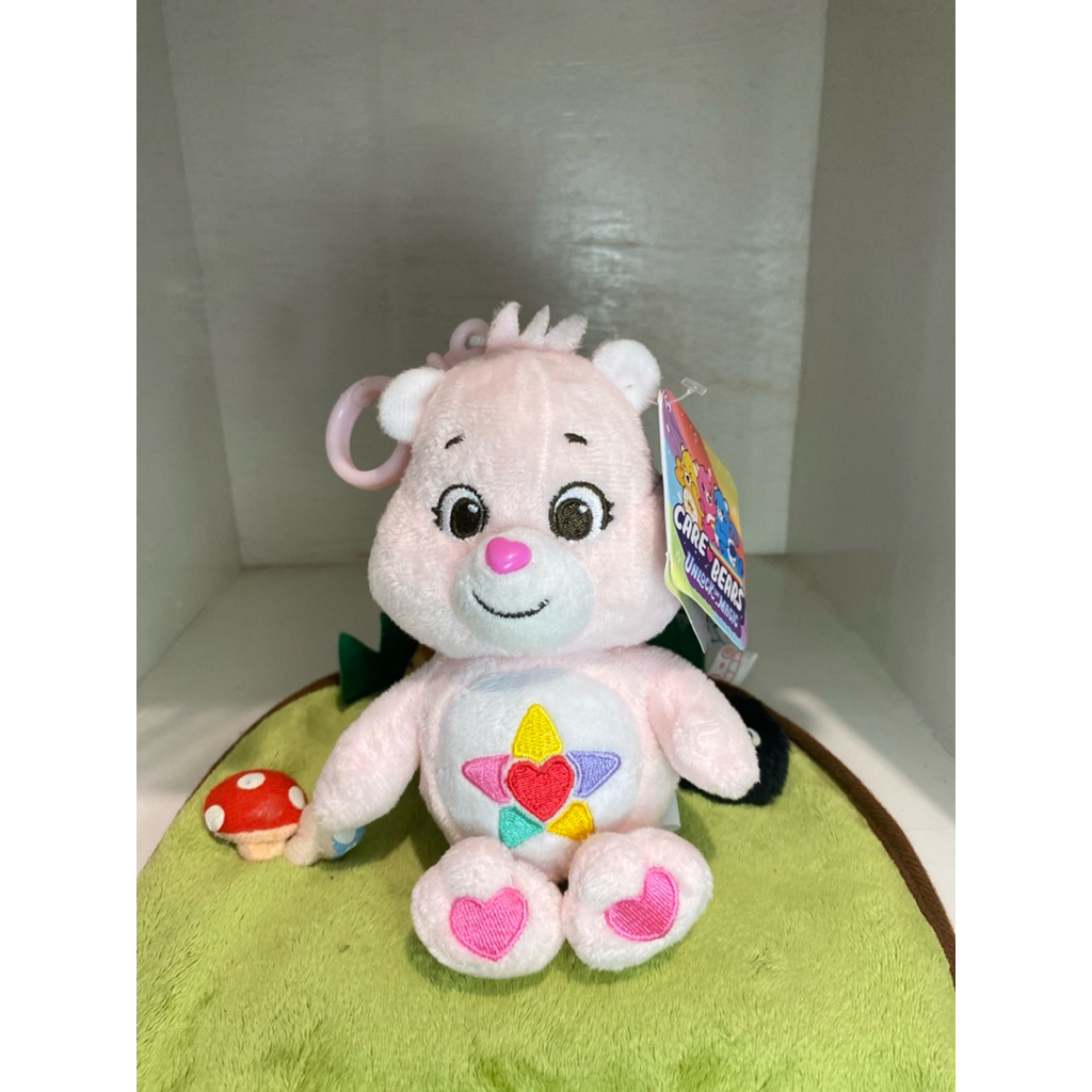 Gantungan Kunci Care Bears True Heart Bear Unlock the Magic Original Plush Keychain