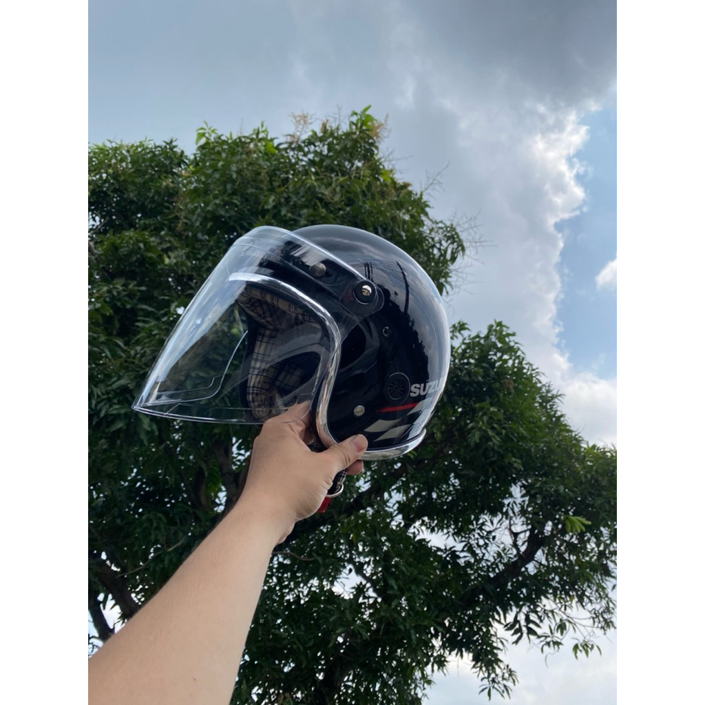 Helm Suzuki Jadulan Custom