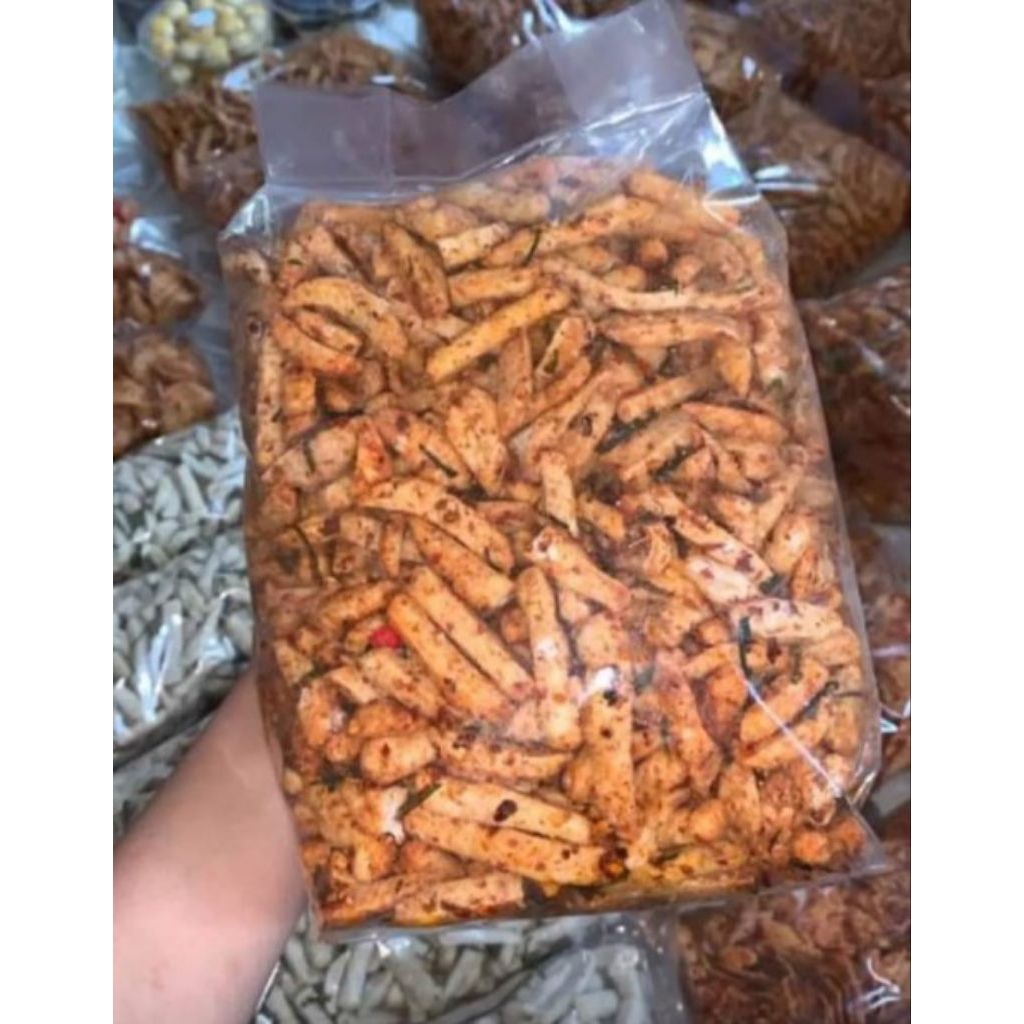 basreng kering 1 kg bumbu basah cikruh khas daun jeruk