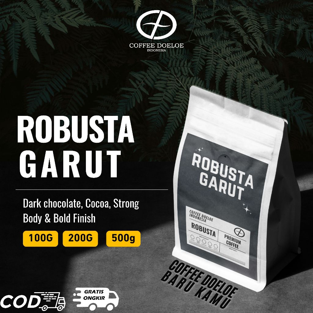 KOPI ROBUSTA GARUT 100% ROBUSTA (BIJI KOPI / KOPI BUBUK )