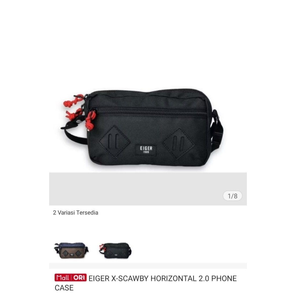 Preloved tas original Eiger