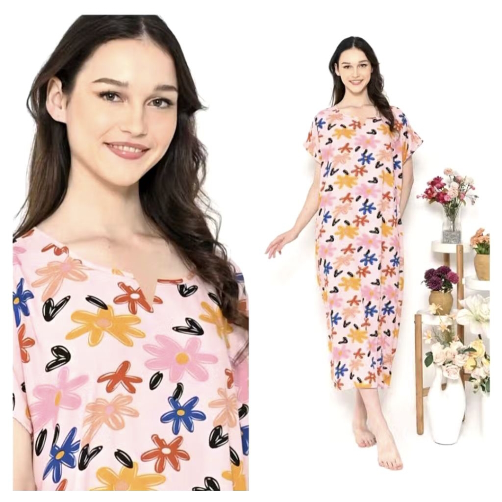 Daster Rayon Habel Semata Kaki | DASTER RAYON HABEL SEMATA KAKI