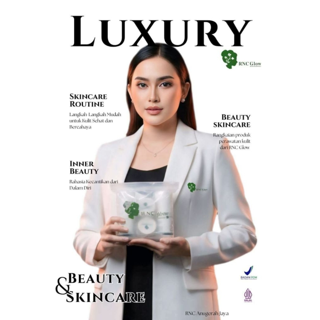 SKINCARE LUXURY 3 PKT RNC GLOW BPOM ORI 100%