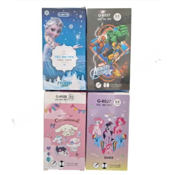 1 Kotak Pena Gel INK PEN 0,5 MM Fancy // Pena Gel INK PEN 0,5 MM Fancy