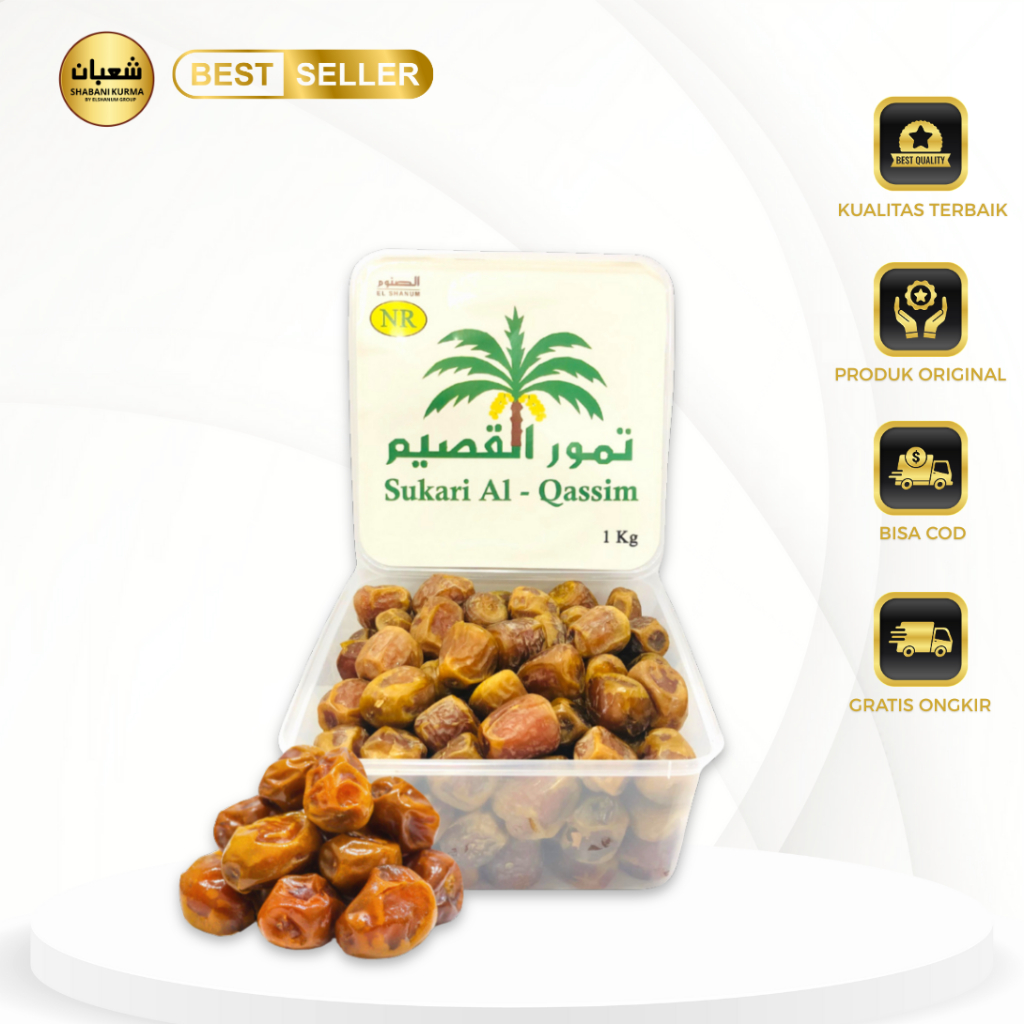 Kurma Sukari Al Qassim Premium / Kurma sukari / Kurma sukari asli 100% original Shabani kurma