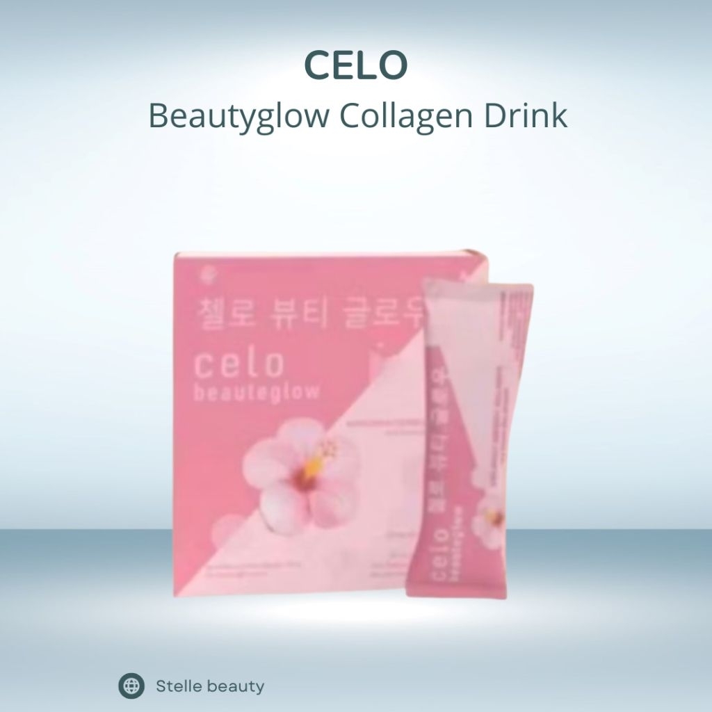 CELO BEAUTYGLOW COLLAGEN BPOM 1 BOX ( 14 SACHET ) BPOM l CELO COLLAGEN DRINK l CELO STRAWBERRY COLLA
