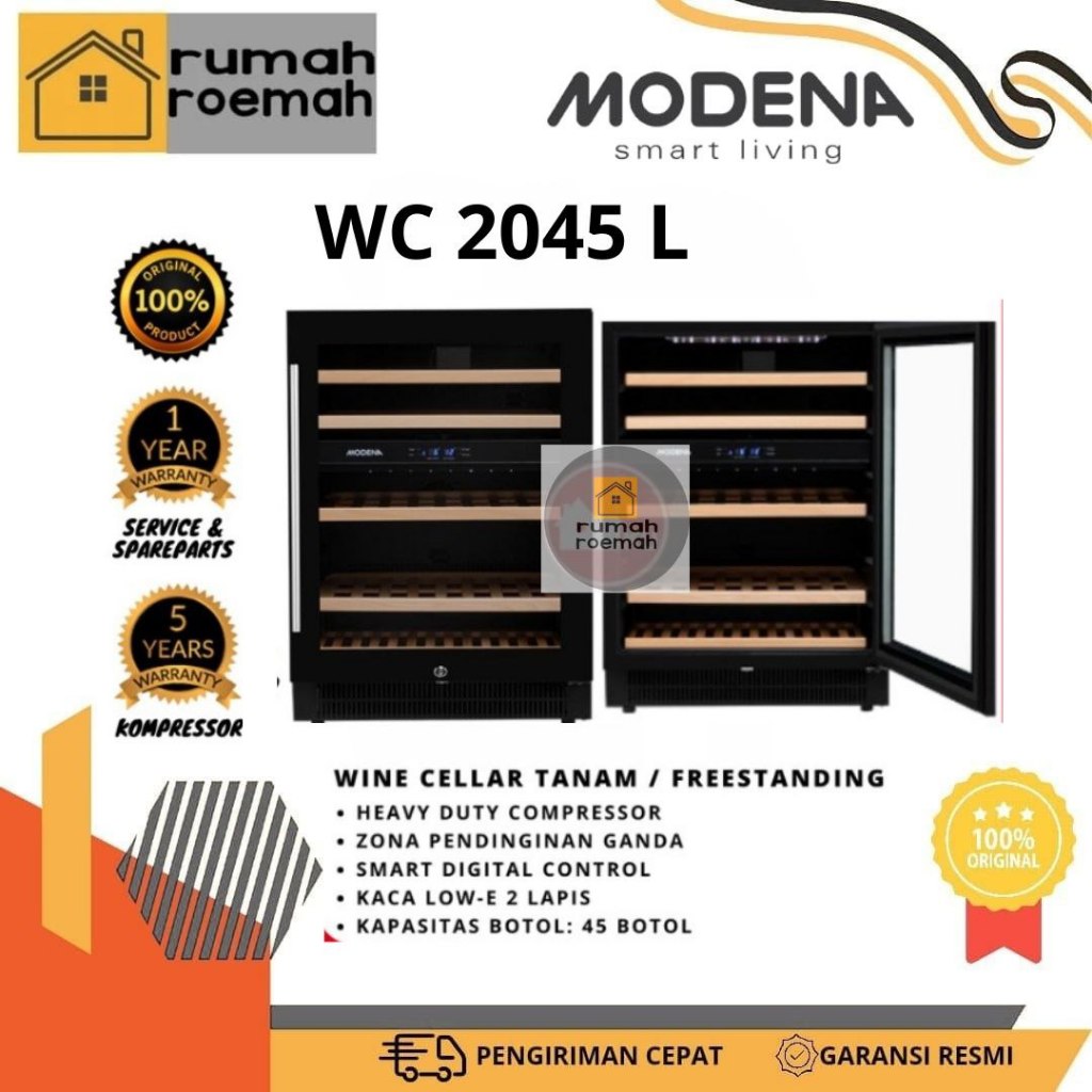 WINE CELLAR MODENA WC 2045 L BLACK WINE CELLAR