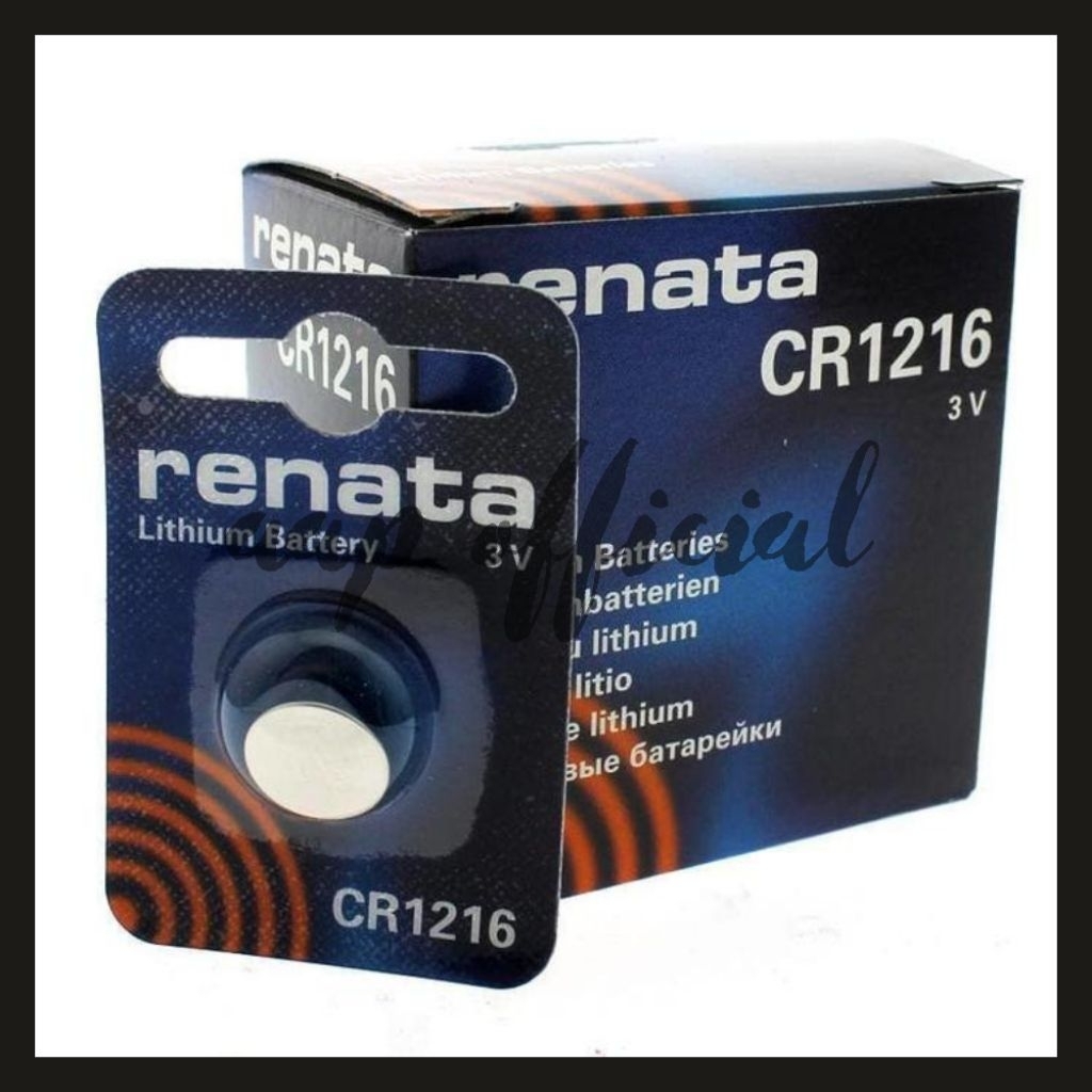 Baterai Renata Batre Jam Tangan Renata CR1216 Original