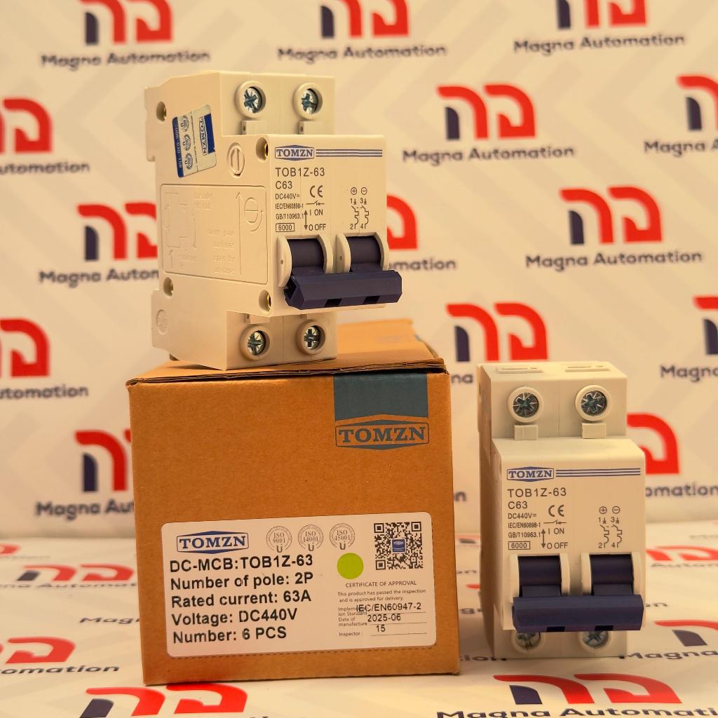 TOMZN 2P DC 440V MCB 25A 63A 32A CIRCUIT BREAKER - TOMZN 2P DC 440V MCB 25A CIRCUIT BREAKER, TOMZN 2