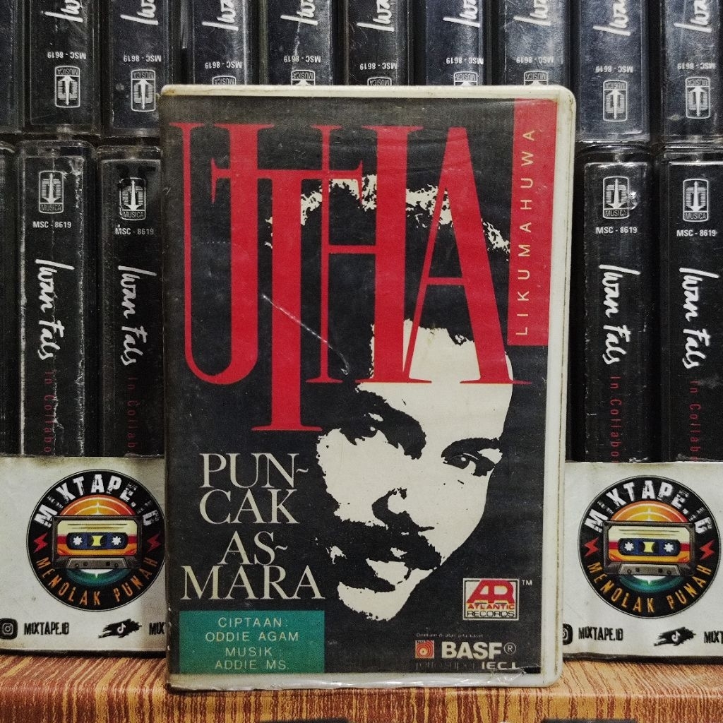Kaset - Utha Likumahuwa - Puncak Asmara - Radio Tape - Kaset Pita - Radio - Pemutar Kaset - Retro - 