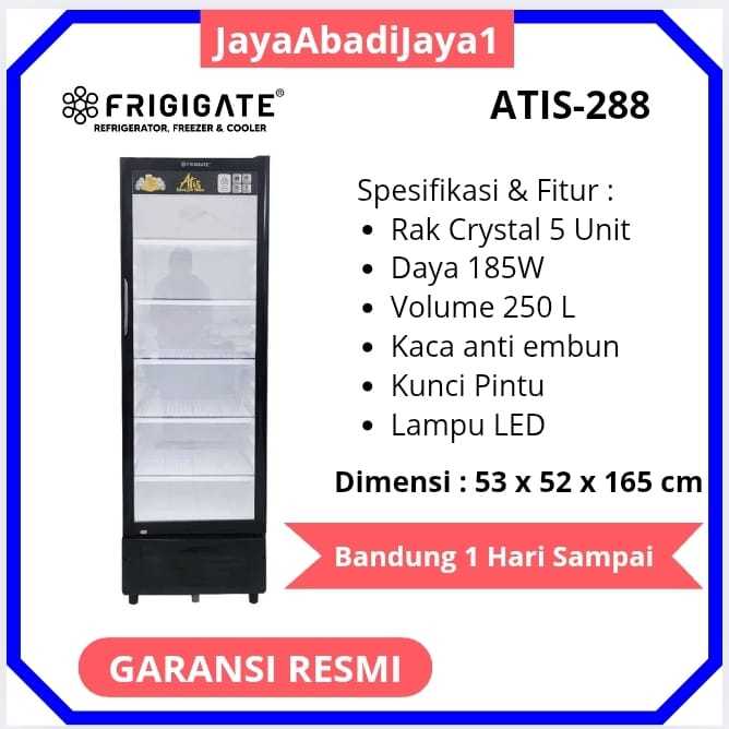 Frigigate Showcase cooler 5 rak SCA250 / Frigigate Atis 288 New