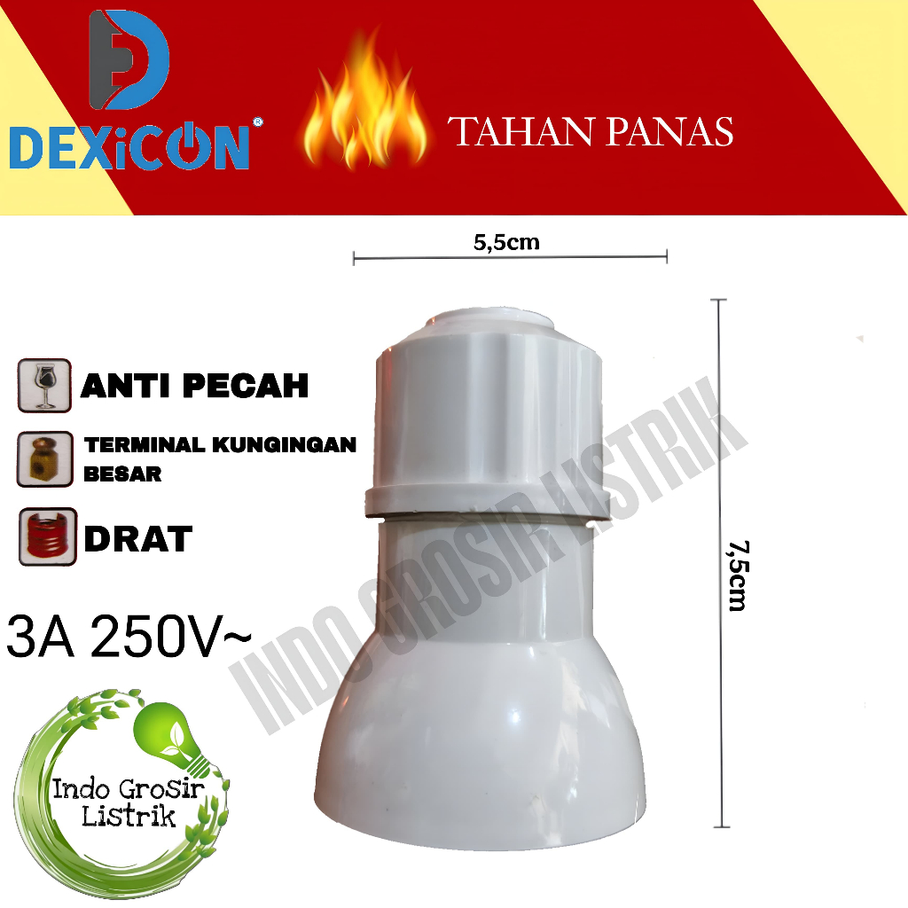 Fitting Topi Dexicon Fitting Gantung Fitting Lampu Gantung